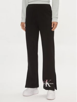 Zdjęcie produktu Calvin Klein Jeans Spodnie dresowe Diffused Monologo J20J223422 Czarny Regular Fit