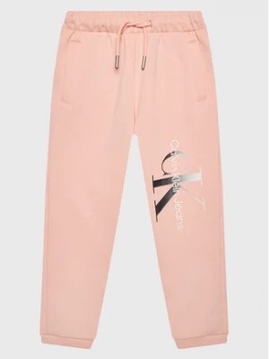 Zdjęcie produktu Calvin Klein Jeans Spodnie dresowe Gradient Monogram IG0IG01697 Różowy Relaxed Fit