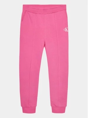 Zdjęcie produktu Calvin Klein Jeans Spodnie dresowe Logo IG0IG02285 Różowy Regular Fit
