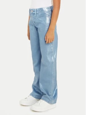 Zdjęcie produktu Calvin Klein Jeans Spodnie materiałowe IG0IG02383 Niebieski Wide Leg