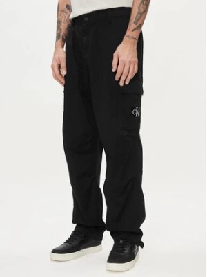 Zdjęcie produktu Calvin Klein Jeans Spodnie materiałowe J30J325116 Czarny Straight Fit