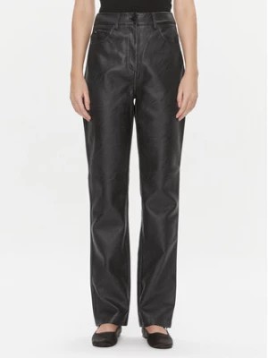 Zdjęcie produktu Calvin Klein Jeans Spodnie z imitacji skóry J20J222552 Czarny Straight Fit