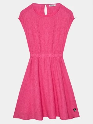 Zdjęcie produktu Calvin Klein Jeans Sukienka codzienna IG0IG02484 Różowy Regular Fit