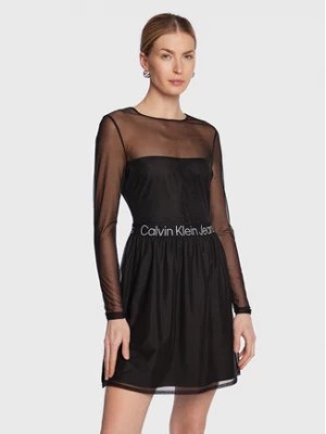 Zdjęcie produktu Calvin Klein Jeans Sukienka codzienna J20J220350 Czarny Slim Fit
