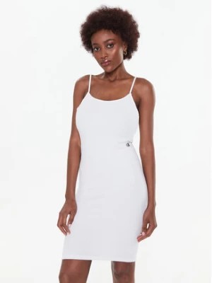 Zdjęcie produktu Calvin Klein Jeans Sukienka codzienna J20J221149 Biały Slim Fit