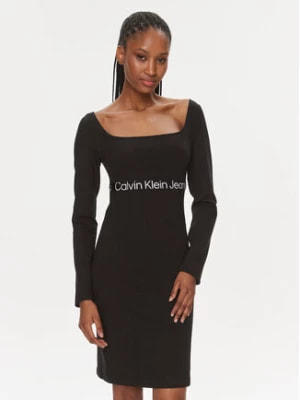 Zdjęcie produktu Calvin Klein Jeans Sukienka codzienna J20J221989 Czarny Slim Fit