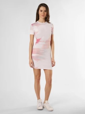 Zdjęcie produktu Calvin Klein Jeans Sukienka damska Kobiety Bawełna różowy|biały wzorzysty,
