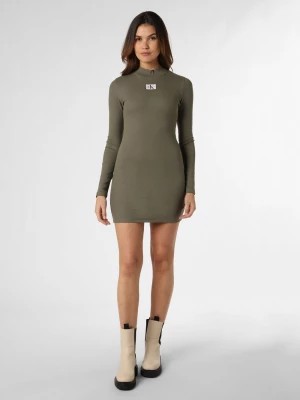 Zdjęcie produktu Calvin Klein Jeans Sukienka damska Kobiety Bawełna zielony jednolity,
