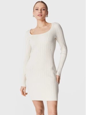 Zdjęcie produktu Calvin Klein Jeans Sukienka dzianinowa J20J220550 Biały Slim Fit
