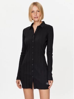Zdjęcie produktu Calvin Klein Jeans Sukienka koszulowa J20J221644 Czarny Slim Fit