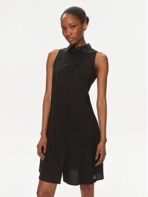 Zdjęcie produktu Calvin Klein Jeans Sukienka koszulowa J20J223057 Czarny Regular Fit