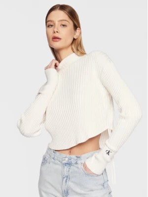 Zdjęcie produktu Calvin Klein Jeans Sweter J20J220708 Écru Regular Fit
