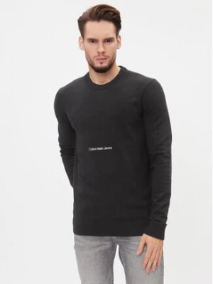 Zdjęcie produktu Calvin Klein Jeans Sweter J30J324328 Czarny Regular Fit
