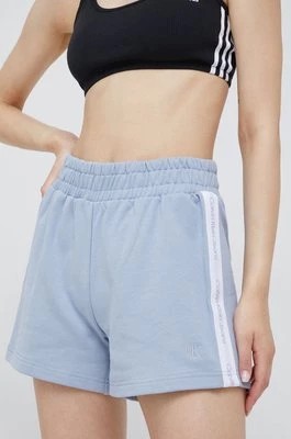 Zdjęcie produktu Calvin Klein Jeans szorty bawełniane J20J218964.9BYY damskie z aplikacją high waist
