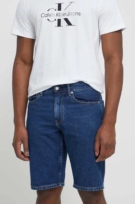 Zdjęcie produktu Calvin Klein Jeans szorty jeansowe męskie kolor granatowy