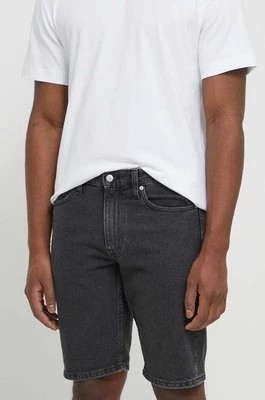 Zdjęcie produktu Calvin Klein Jeans szorty jeansowe męskie kolor szary