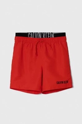 Zdjęcie produktu Calvin Klein Jeans szorty kąpielowe dziecięce kolor czerwony