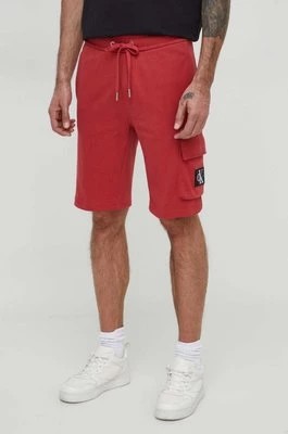 Zdjęcie produktu Calvin Klein Jeans szorty męskie kolor czerwony
