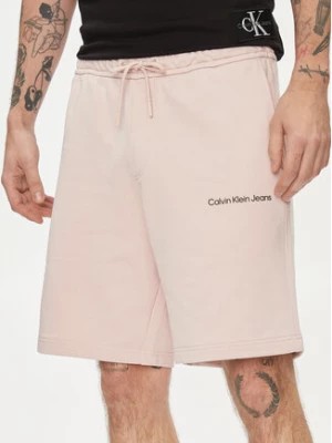 Zdjęcie produktu Calvin Klein Jeans Szorty sportowe Institutional J30J325133 Różowy Regular Fit