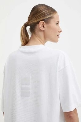 Zdjęcie produktu Calvin Klein Jeans t-shirt bawełniany damski kolor biały J20J223166