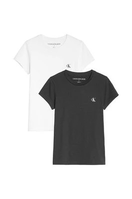 Zdjęcie produktu Calvin Klein Jeans T-shirt bawełniany dziecięcy (2-pack) IG0IG01258.PPYY kolor czarny