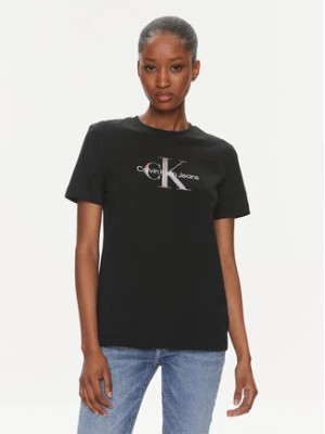 Zdjęcie produktu Calvin Klein Jeans T-Shirt Diffused Monologo J20J223264 Czarny Regular Fit