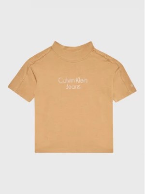 Zdjęcie produktu Calvin Klein Jeans T-Shirt IG0IG01787 Brązowy Regular Fit