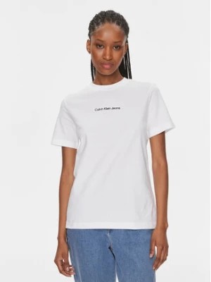 Zdjęcie produktu Calvin Klein Jeans T-Shirt J20J221065 Biały Regular Fit