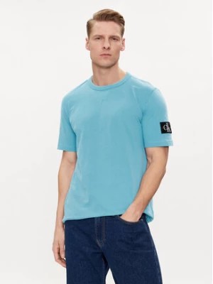 Zdjęcie produktu Calvin Klein Jeans T-Shirt J30J323484 Niebieski Regular Fit