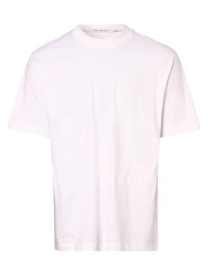 Zdjęcie produktu Calvin Klein Jeans T-shirt męski Mężczyźni Bawełna biały nadruk,