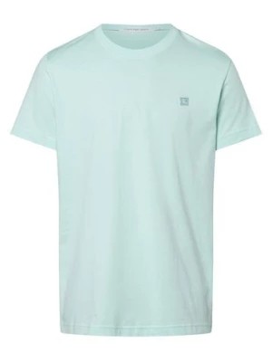 Zdjęcie produktu Calvin Klein Jeans T-shirt męski Mężczyźni Bawełna niebieski jednolity,