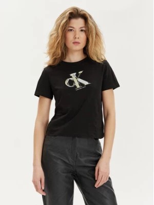 Zdjęcie produktu Calvin Klein Jeans T-Shirt Meta Baby J20J223165 Czarny Regular Fit