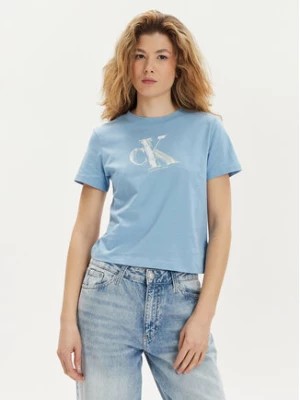 Zdjęcie produktu Calvin Klein Jeans T-Shirt Meta Baby J20J223165 Niebieski Regular Fit