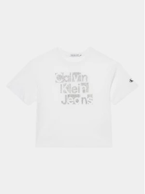 Zdjęcie produktu Calvin Klein Jeans T-Shirt Metallic IG0IG02340 Biały Regular Fit