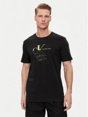 Zdjęcie produktu Calvin Klein Jeans T-Shirt Monogram Echo J30J325352 Czarny Regular Fit