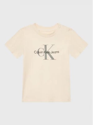 Zdjęcie produktu Calvin Klein Jeans T-Shirt Monogram IN0IN00001 Beżowy Regular Fit
