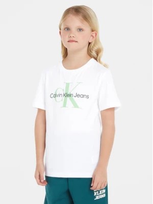 Zdjęcie produktu Calvin Klein Jeans T-Shirt Monogram IU0IU00460 Biały Regular Fit