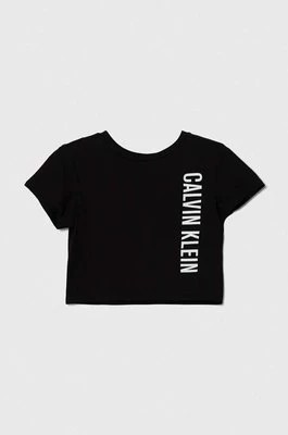 Zdjęcie produktu Calvin Klein Jeans t-shirt plażowy dziecięcy kolor czarny