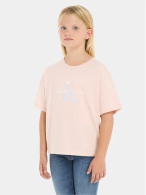 Zdjęcie produktu Calvin Klein Jeans T-Shirt Serenity IG0IG02434 Różowy Boxy Fit