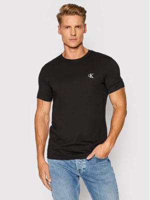 Zdjęcie produktu Calvin Klein Jeans T-Shirt Tee Shirt Essential J30J314544 Czarny Slim Fit