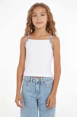Zdjęcie produktu Calvin Klein Jeans top dziecięcy kolor biały