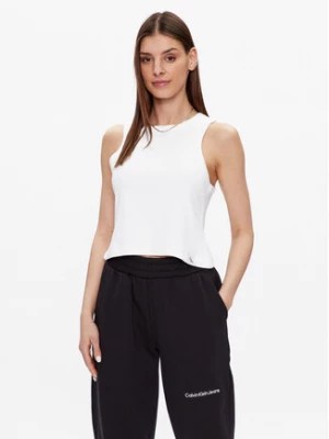 Zdjęcie produktu Calvin Klein Jeans Top J20J221055 Biały Regular Fit