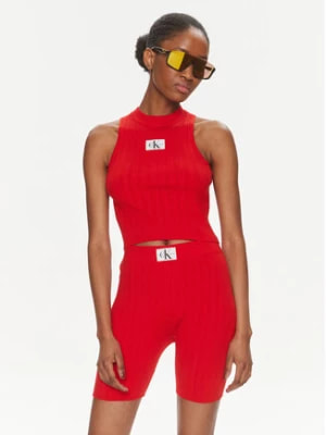 Zdjęcie produktu Calvin Klein Jeans Top Label J20J223151 Czerwony Slim Fit