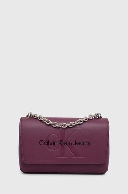 Zdjęcie produktu Calvin Klein Jeans torebka kolor fioletowy