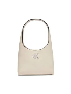 Zdjęcie produktu Calvin Klein Jeans Torebka Minimal Monogram Shoulder Bag K60K610843 Écru
