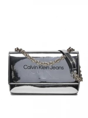 Zdjęcie produktu Calvin Klein Jeans Torebka Sculpted Ew Flap Conv25 Mono S K60K611856 Srebrny