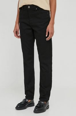 Zdjęcie produktu Calvin Klein jeansy damskie kolor czarny