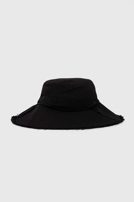 Zdjęcie produktu Calvin Klein kapelusz bawełniany kolor czarny bawełniany
