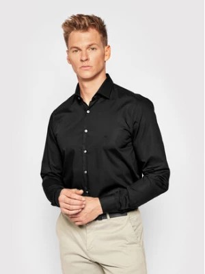 Zdjęcie produktu Calvin Klein Koszula 2ply Poplin Stretch Slim Shirt K10K103025 Czarny Slim Fit