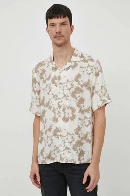 Zdjęcie produktu Calvin Klein koszula męska kolor beżowy regular